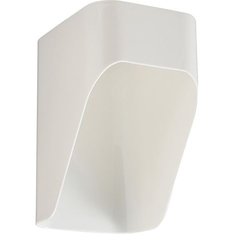 Boîte de rangement de bureau, organisateur de maquillage, boîte de rangement en plastique pour salle de bain, bac de rangement alimentaire, design biseauté, blanc (1/5)