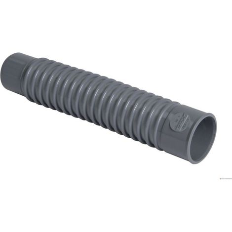 Manchette souple mâle-femelle Ø40 mm – Longueur 231 mm – Corps flexible lisse pour évacuation eaux usées – Raccords pour accès difficiles (1/2)