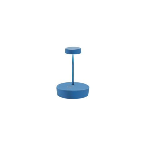 Lampe de table LED rechargeable et dimmable Swap mini pro Bleue