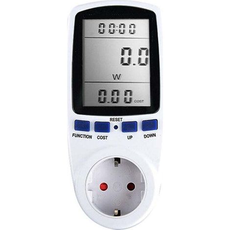 Compteur d'énergie LCD numérique wattmètre dispositif de surveillance puissance électricité Kwh analyseur de mesure de puissance eu (1/5)