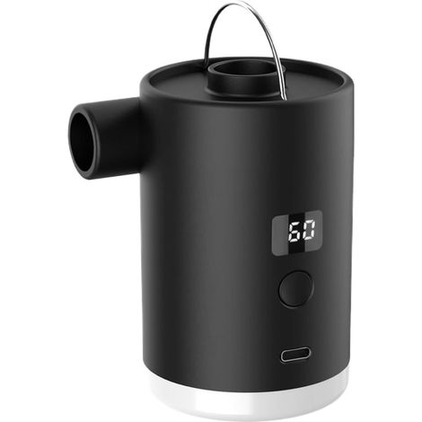 Pompe À Air De Camping Portable en Plein Chargeant Et Pompant La Double Usage Matelas Pneumatique Gonfleur Électrique D'anneau Natation Gonflage Rapide Précis Et Tout Moment (1/5)