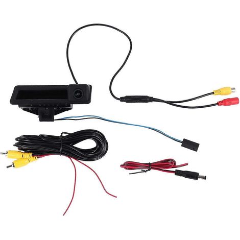 Cámara de visión trasera para coche, portón trasero, maletero, cámara CCD con manija para BMW E82 E88 E90 E91 E92 E93 E60 E61 E70 E71 (1/5)
