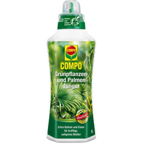 Engrais liquide compo 1 litre plantes vertes palmiers (1/2)