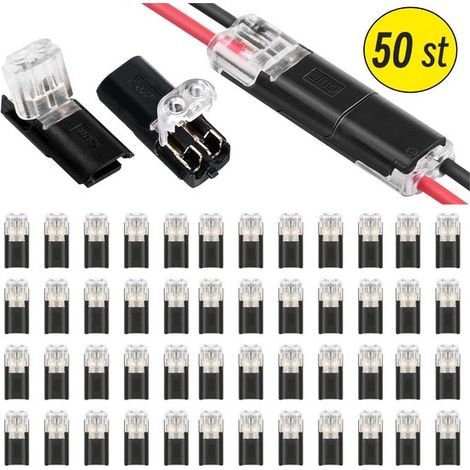 50-poliges 12V 18-22 AWG wasserdichtes bipolares Schnellverbinderset (1/5)