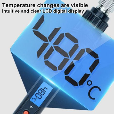 Kit Pyrogravure - Stylo Pyrograveur avec Écran LED et Thermostat Réglable 180-500 °C - Pour Débutants et Adultes - 1 Pièce (1/5)