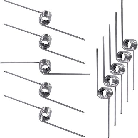 10 Pièces Ressort de Torsion, Ressort de Rappel, Diamètre du Fil 0,5mm, Diamètre Extérieur 5mm, Angle 180°, pour réparations à Domicile