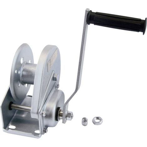 Berger & Schröter Verricello manuale 60141 Trazione a fermo=600 kg Corpo acciaio, Freno a pressione