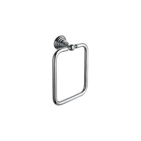 PORTE SERVIETTE MUSEO ANNEAU CARRE CHROME - CRISTINA ONDYNA CA21351 (1/2)