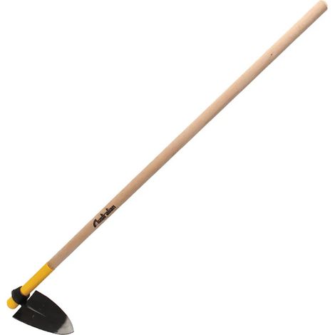 Zappa triangolare strumento agricolo per lavorare il terreno con manico in mix legno -140 cm 600 gr