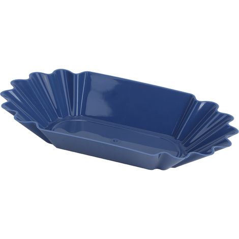 Plateau de présentation pour grains de café en plastique PP de qualité alimentaire, bleu foncé. Accessoires de cuisine. (1/5)