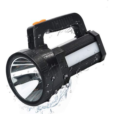 Ultra Powerful LED Flashlight, 7200mAh/6000 Lumens Rechargeable Flashlight, IPX4 Waterproof, 6 Modes, USB Torch for Camping/Hiking/Emergency/Power Outage (1/5)