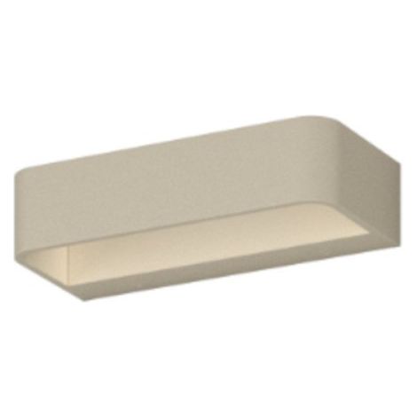 Applique moderno top light smart 1232 22 led cct switch alluminio biemissione, colore sabbia (1/5)