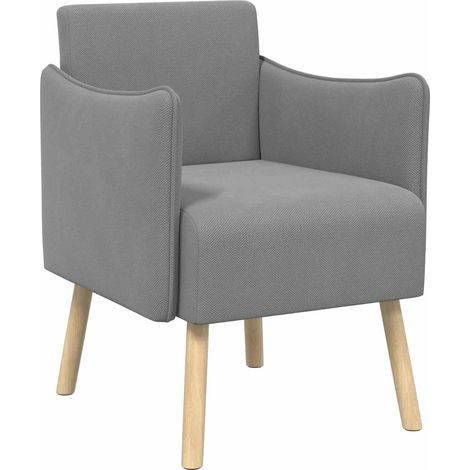 Butaca decorativa Gris oscuro Terciopelo granulado vidaXL (1/5)