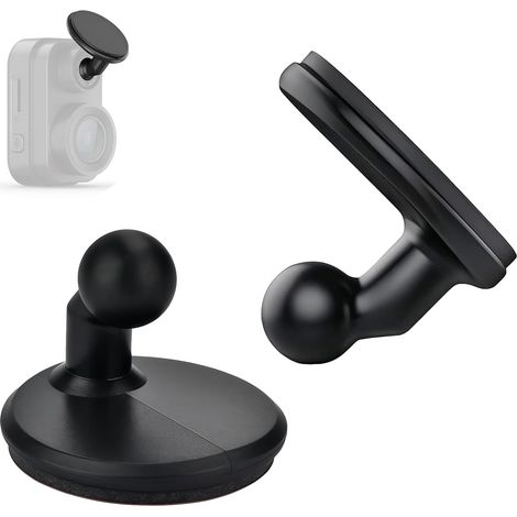 2 Pièces Support Dash Cam pour Garmin,Support Adhésif pour Caméra Embarquée pour Garmin en Plastique pour Pare-Brise,Compatibles avec Garmin Mini 2 3 45 46 47 55 56 57 65W 66W 67W X110 X210 (1/5)