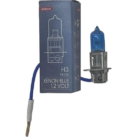 1 Ampoule Xenon Blue H3 12V 55W Pk22S Mtech