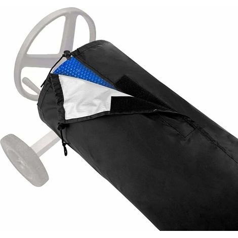 Bâche de protection solaire 210D pour piscine hors sol, bobine solaire d'hiver et couverture de protection (610x96cm) (1/5)