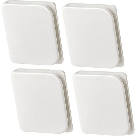 Clips de rideau de douche, clips auto-adhésifs, accessoire de salle de bain pour maintenir le rideau de douche en place. (1/4)