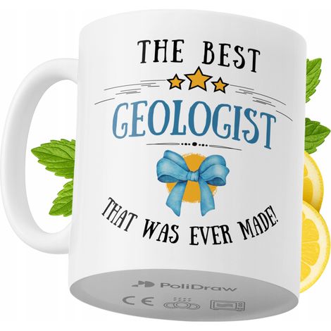 Lustige Kaffeetasse für Geologen mit witzigem Textdesign – ideal für Geburtstage, Namenstage, Feiertage und besondere Anlässe. Hochwertige Tasse für Zuhause, Büro und Arbeit. Farbe: Weiß, 330 ml. (1/5)