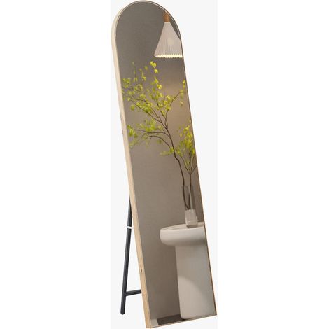 CASSY Miroir sur pieds 160x40 cm couleur chêne vieilli (1/5)