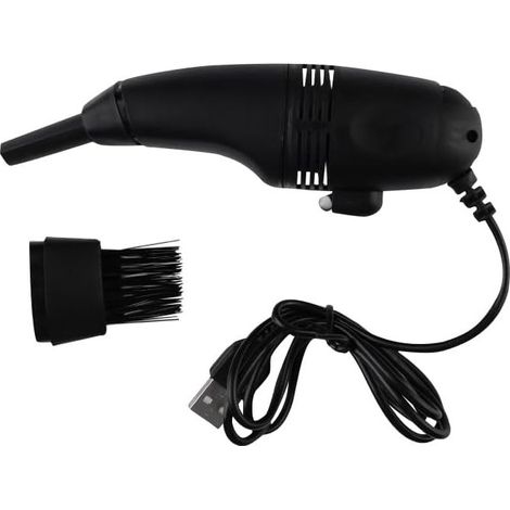 Mini clavier d'ordinateur, aspirateur USB, brosse de nettoyage pour PC et ordinateur portable (1/4)