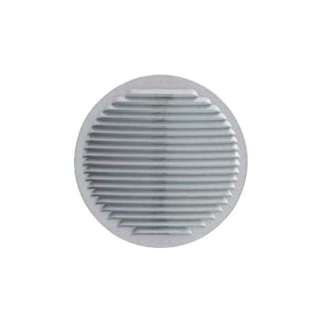Grille ventilation ronde à clipser Alu-Zinc Ø175 - Avec moustiquaire
