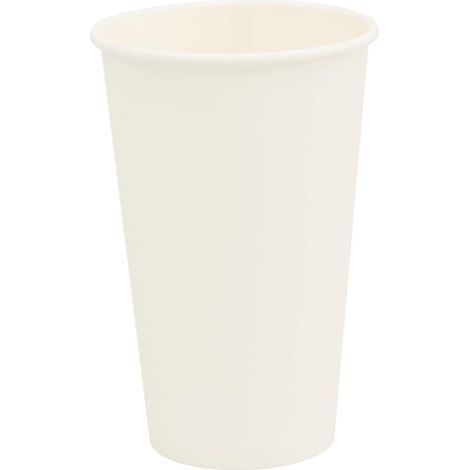 Tasses à café en papier 1000 pcs 16oz 400ml blanc (1/5)