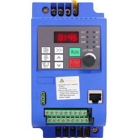Frequenzumrichter, einphasiger 220-V-Wechselstromeingang, dreiphasiger 0–220-V-Wechselstromausgang, 1,5 kW (1/5)