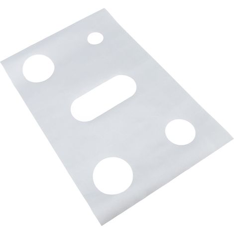 Protection de plaque de cuisson en PTFE réutilisable, lavable et résistante à la chaleur, couleur argent. (1/5)