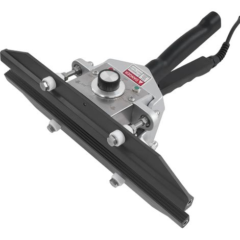 Selladora térmica, diseño portátil, control de temperatura ajustable, color negro. (1/2)