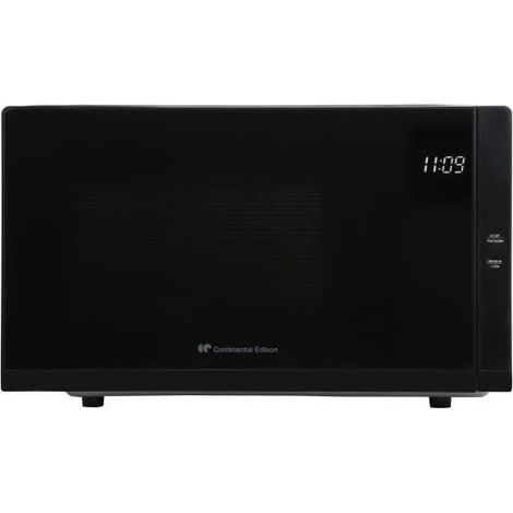 Continental Edison – Micro-ondes à poser CEMO23BG 23 L 1280 W – Fonction grill 1000 W – Plateau tournant 28,5 cm – Réglages de puissance 6 niveaux