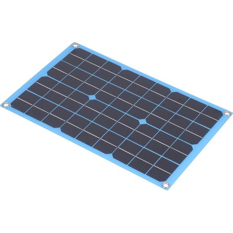 Panneau solaire monocristallin ultra-mince multifonctionnel, panneau solaire portable d'urgence pour l'extérieur, 20 W (1/5)