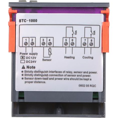 Termostato digitale per riscaldamento e raffreddamento, regolatore di temperatura digitale, con sensore, STC-1000 (1/5)