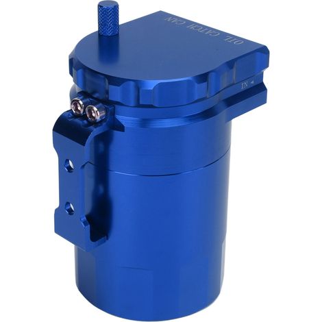 Réservoir de récupération d'huile en alliage d'aluminium, séparateur de carburant, piège à carburant, remplacement pour Chevy Silverado 1500 bleu (1/5)