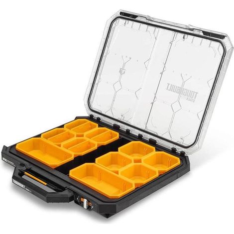 Organizzatore per stoccaggio Toughbuilt StackTech trasparente 530x470 mm