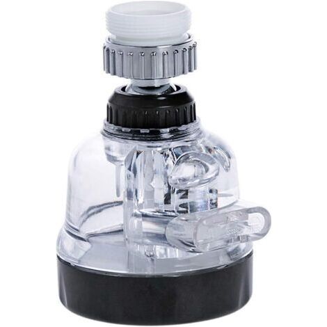 360 ° Pivotant Aérateur de Robinet, Economie D'eau Tête d Filtre de Buse Aérateur Barboteur, Économiseur D'eau Robinet Pulvérisateur pour Cuisine Salle de Bain Douche, 22mm-24mm (1/5)
