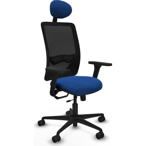 Sedia da ufficio piqueras y crespo Zulema blu pelle sintetica (1/2)