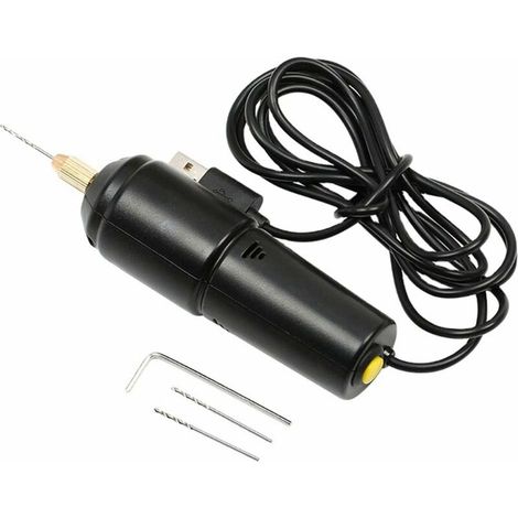 Mini Small Portable Electric Drills Micro USB Drilling Jewelry Tools for DIY Epoxy Resin Making Rotary Tool Set for Wood Crafts (1/5)