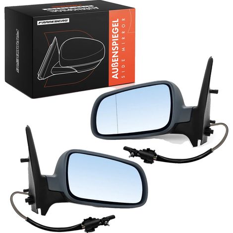 Miroir extérieur, verre asphérique, réglable manuellement, circulation à gauche, compatible avec SEAT, taille standard de miroir extérieur (1/5)