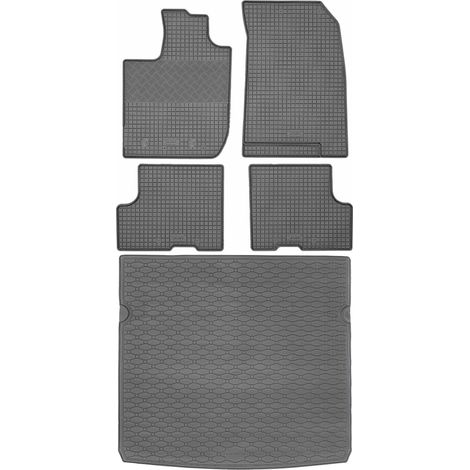 Ensemble de tapis de sol en caoutchouc pour Dacia Duster II SUV (à partir de janvier 2018) + tapis de coffre (1/5)