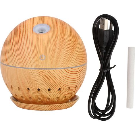 Diffuseur d'huiles essentielles USB avec lumière LED et fonction purificateur d'air (1/5)