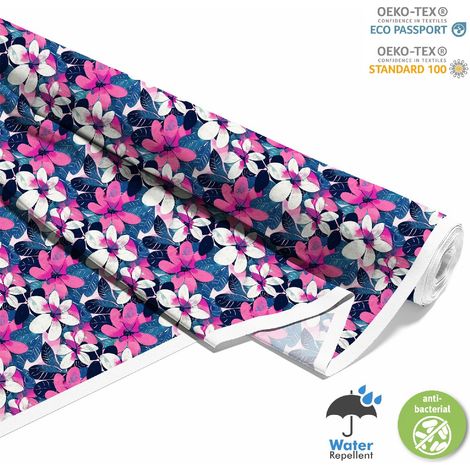 TISSUS DÉCORATIFS D'EXTÉRIEUR OXFORD - Motif Fleurs I DX5550 (1/5)