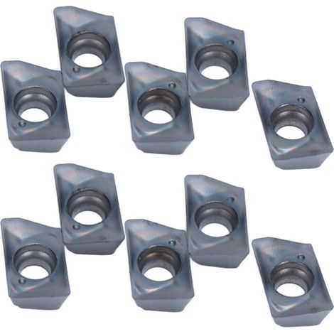 10 plaquettes de fraisage portables, vitesse de coupe rapide, plaquettes de tournage à épaulement carré CNC pour acier au carbone (1/5)