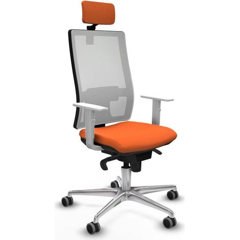 Piqueras-y-crespo Chaise Ergonomique Orange Bureau Confort (1/3)