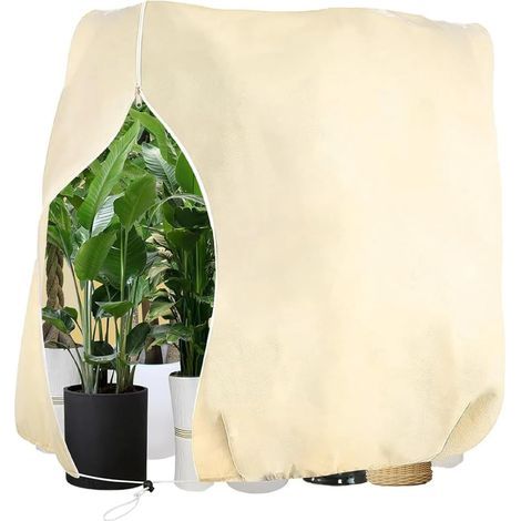Winter Cover 200x240 cm, Outdoor Plant Cover 80g/m² Breathable, Frost, Wind and Snow Protection for Palm Trees (1/5)