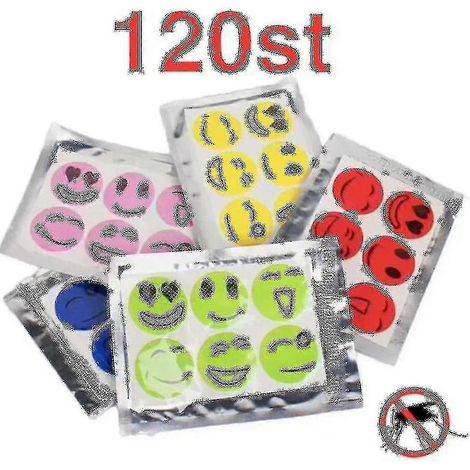 Autocollants anti-moustiques (120 pièces) - Multicolores (1/4)