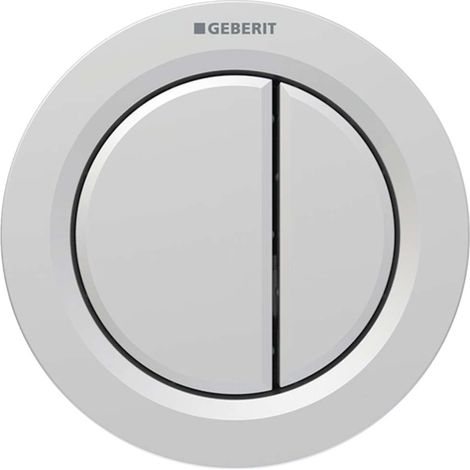 Geberit Sistemas de descarga de WC - Mando a distancia de la cisterna para WC, neumático, para descarga doble, cromo mate 116.050.JQ.1