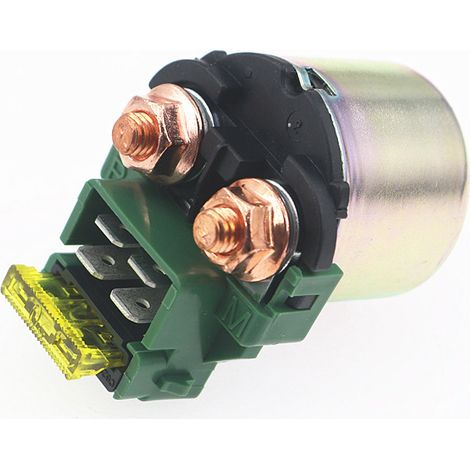 Relais de Démarrage en Cuivre Pur pour Moto Honda CH125 (Spacy/Lead) - Solénoïde de Starter Compatible avec Scooter CH125 - Pièce de Rechange Électrique (1/5)