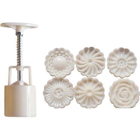 Ensemble de moules à gâteaux de lune chrysanthèmes, accessoires pour moules à biscuits faits maison (1/4)