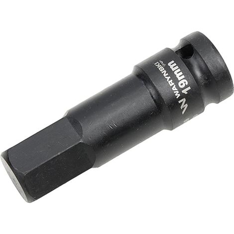 1/2"-Schlagschrauber-Einsatz, 19 mm Sechskant H19, aus CrMo-Stahl, Waryński (1/4)