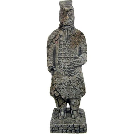 Guerrier chinois 35x18,5x27 cm décoration pour aquariums